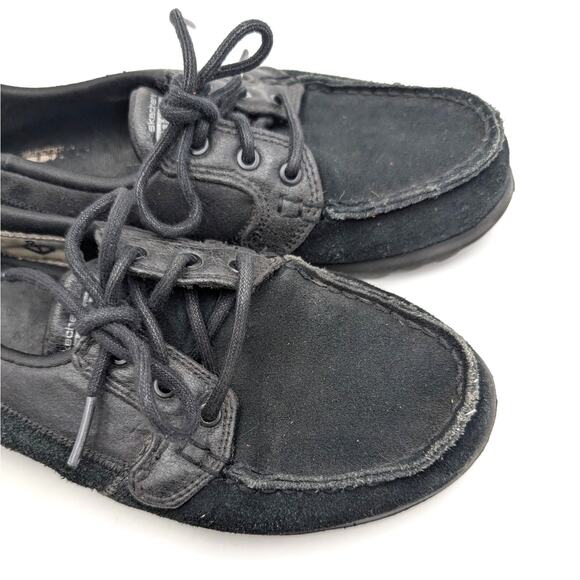 Skechers On the Go Flagship Boat Shoes Women's Round Toe Black Size US6 EU36 - Picture 8 of 12